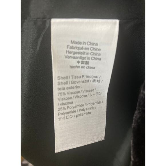 NWT J. CREW DRESS BLACK PUFF SLEEVE VELVET SQUARE NECKLINE MIDI TEA LENGTH BD492 - Picture 6 of 14